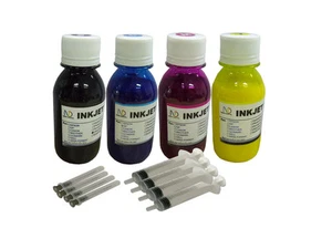 4x100ml Pigment refill ink for HP 962 OfficeJet Pro 9015 All-in-One Printer - Zdjęcie 1 z 1