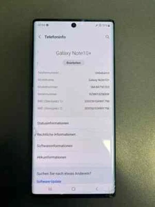 Samsung Galaxy Note 10+ 256GB Grau Smartphone Dual-Sim (Ohne Simlock) - Bild 1 von 11