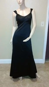 JIM HJELM OCCASIONS Authentic Made USA Black Sleeveless Long Dress Sz.6 Nwt $829 - Picture 1 of 10