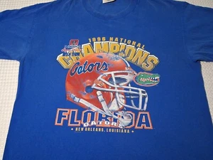 Vintage 1996 Florida Gators Champions College Football T-shirt Size XL Lee Sport - Picture 1 of 12