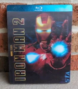 Iron Man 2 (Marvel Blu-ray, 2010) Steelbook Lenticular Target Exclusive Numbered - Imagen 1 de 18