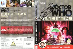 Doctor Who: Mindwarp DVD Cover Signed by COLIN BAKER - Foto 1 di 1