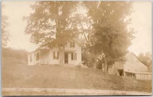 Valley View Farm House Barn RPPC Real Photo Vintage Postcard Unposted - Picture 1 of 2