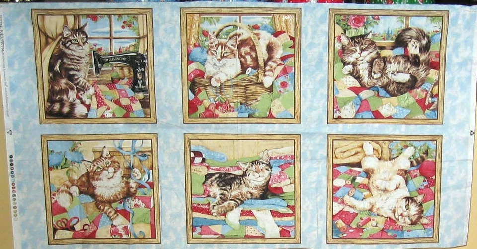 1 Darling绗缝Purr-fection棉质织物绗缝/壁挂面板 — 第 1/1 张图片