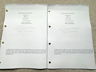 The Sarah Jane Adventures Series 3, Episodes 1 & 2 Scripts. Elisabeth Sladen. - Image 1 of 3