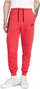 Mens Nike Tech Fleece Joggers Slim Fit - Red- New With Tags RRP £90 (xs xsmall) - Picture 1 of 19