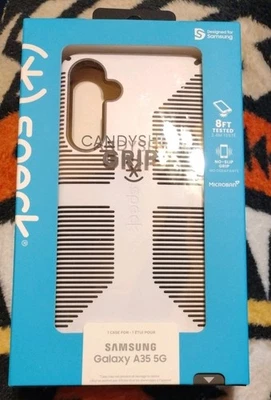 Speck Candyshell Grip Samsung Galaxy A35 5G White & Black Protective Phone Case  - Image 1 of 2