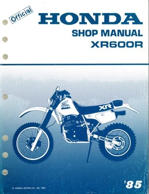 Honda Shop Manual - XR600R - 1985 - 61MK200 - Image 1 of 4