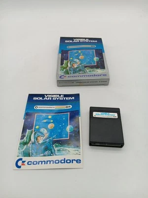 Visible Solar System Game Commodore 64 Box  Cartridge And Manual CIB Tested - Image 1 of 4