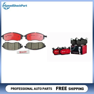 Juego de pastillas de freno de disco delanteras y traseras Brembo para Infiniti G37 2009-2013 Foto 1 de 4