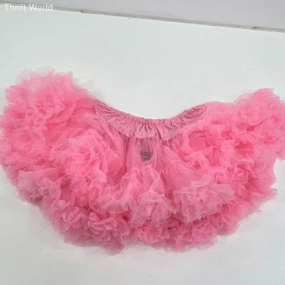 Leg Avenue Pink Ruffled Layered Tulle Mini Tutu Skirt Women's Plus Size 1X-2X - Image 1 of 4