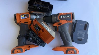 *NEW* Ridgid 18V SubCompact Brushless 2-Tool Combo Kit R97801 - Image 1 of 4