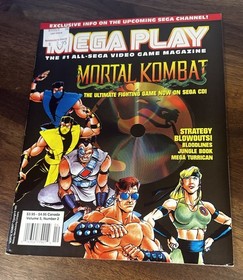 Mega Play Sega Video Game Magazine Mortal Kombat Vol 5 No 2  Apr 1994