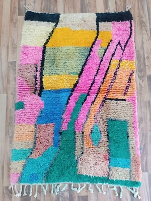 Marokkanische Teppiche Wollflächenteppich 5,24x3,60 Berber Wollteppiche Schön... - Bild 1 von 4