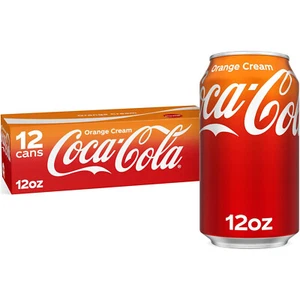 Crema di arancia coca cola 12 oz confezione da 12 pezzi - Foto 1 di 5