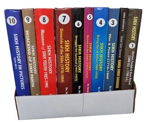 Ten Sikh History Books Set English Harjinder Singh Dilgeer Guru Period to 2011 - Imagen 1 de 12