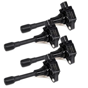 Set of 4 Ignition Coil For Nissan Altima Cube Rogue Infiniti FX50 UF549 - Foto 1 di 6