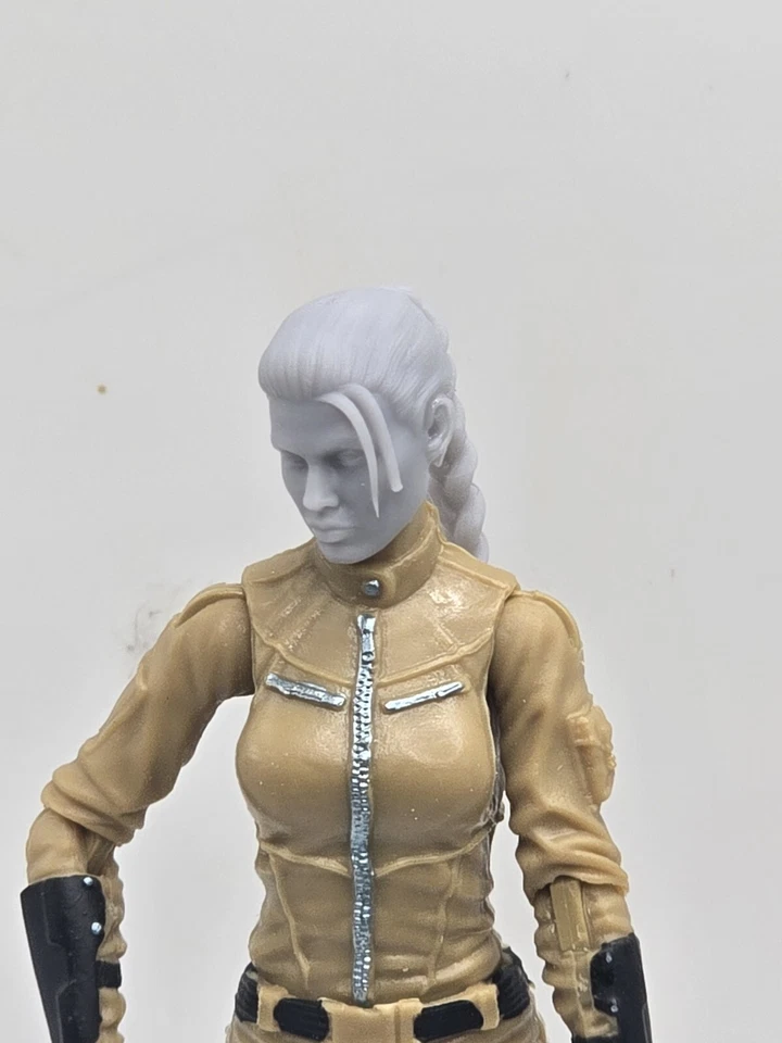 Impresión 3D LARA JOLIE TREASURE RAIDER Cabeza 1:18 3 3/4" GI Joe 25 Aniversario B77 Foto 1 de 1