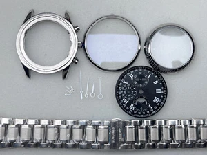 Pieza de reloj 40 mm cristal de zafiro caja de reloj ajuste movimiento 7751 - Imagen 1 de 6