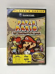 NEW FACTORY SEALED Paper Mario: The Thousand Year Door Player’s Choice Gamecube - Picture 1 of 7