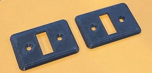 93-96 Corvette C4 Seat Back Trim Bezel Cover 3d Printed Black (2x) - Picture 1 of 5