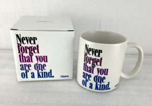 Taza de cerámica cotizable 14 oz Nunca olvides que eres única en su clase - Nueva en caja - Imagen 1 de 10