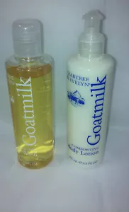 crabtree evelyn single goatmilk lotion and bath gel lot of 2 - Picture 1 of 1