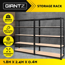 Giantz 2.4MX1.8M Garage Shelving Warehouse Rack Pallet Racking Storage Steel