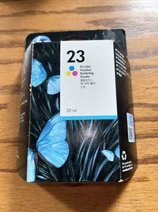 HP 23 Ink Cartridge GENUINE HP Tri-Color C1823D High Yield Expiration 11/2013 - Picture 1 of 4