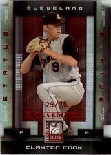 2008 Donruss Elite Extra Edition Status Baseball Card #22 Clayton Cook /75