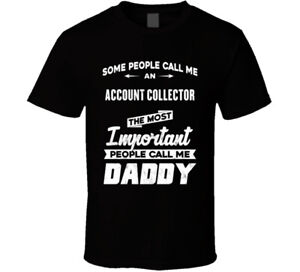 T-shirt cadeau fête des pères collectionneur de comptes personnes importantes appelez-moi papa