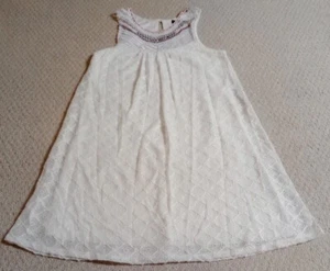 New Without Tag City Triangle Womens Medium White Nylon Blend Sleeveless Dress23 - Picture 1 of 11