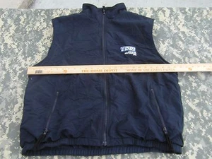 Chaleco con cremallera de lana unisex DRI Disaster Restoration Inc. para adultos azul reverso 31839 - Imagen 1 de 10