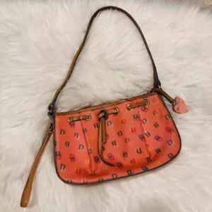 RARE Vintage Y2K Dooney & Bourke mini small leather handbag purse - Picture 1 of 8