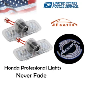 2pc LED Door Welcome Step Light Projector Door Light For Honda Accord 2003-2012 - Picture 1 of 8