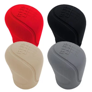 Silicone Car Shift Knob Cover Replace 6 Speeds Shifter Anti-Slip Protector Guard - Photo 1 sur 16