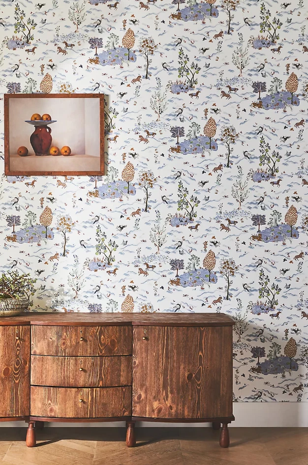 New in the packaging - Anthropologie Garden Story Wallpaper | Discontinued - Image 1 of 2