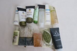 Lot of 12 Travel size Toiletries 4 Shampoo 5 Lotions & 3 Soaps Different Brands 