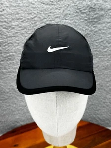 Nike Featherlight Infant Dri-Fit Baby Hat Cap Strapback Gray Black Adjustable - Picture 1 of 9