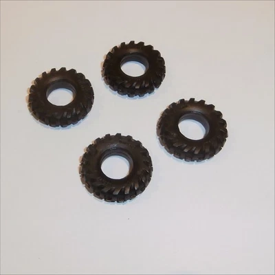 Matchbox King Size K 10a Tractor Grader Tires 4 Tyres Pack #16 - Image 1 of 4