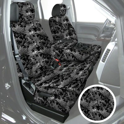 For Isuzu NPR-HD 06-19 TrueTimber 2nd Row Viper Urban Camo Custom Seat Covers - Image 1 of 4