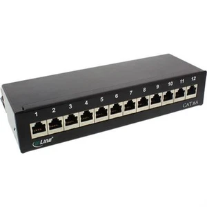 InLine ® Patchfeld Cat.6A, 12-fach, Schwarz - Bild 1 von 1