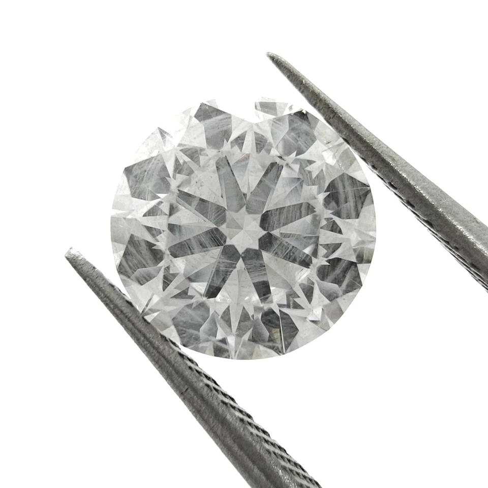 1.70Carat Natural Diamond F I1 IGI Certified Round VG EX EX - Image 1 of 4