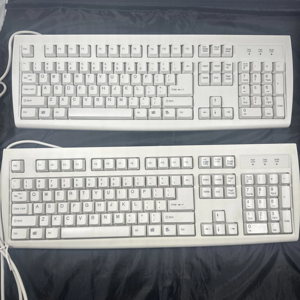 Lote de 2 teclados mecánicos para computadora Chicony KB-2971 Foto 1 de 4