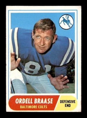 1968 Topps #126 Ordell Braase   VG/VGEX X3591690 - Image 1 of 3