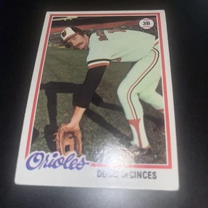 1978 Topps #9 Doug DeCinces Baltimore Orioles - Picture 1 of 2