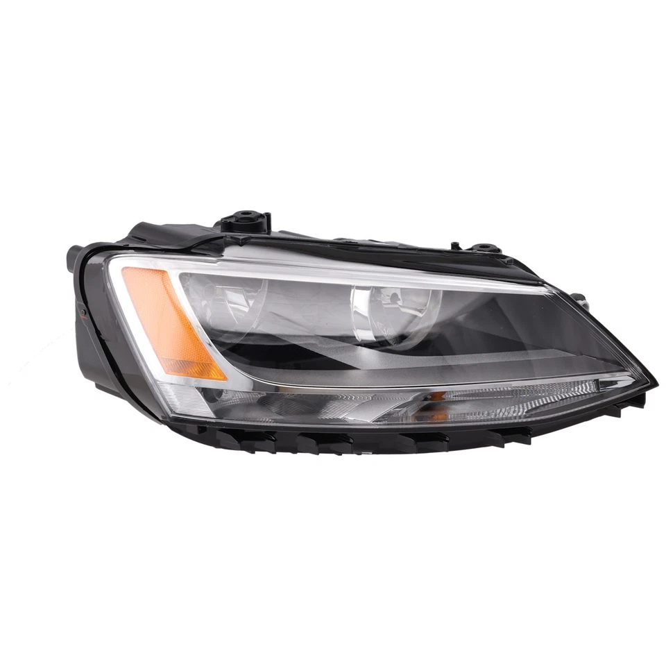 Faro halógeno lado derecho para Volkswagen Jetta 11-16 sedán VW2503146 con bombilla Foto 1 de 1