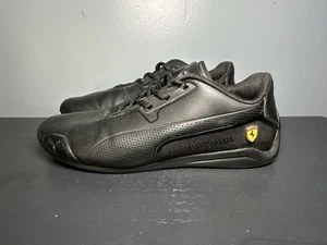 Puma Scuderia Ferrari Drift Cat Shoes Mens 10.5 Black Racing Motorsports - Picture 1 of 9