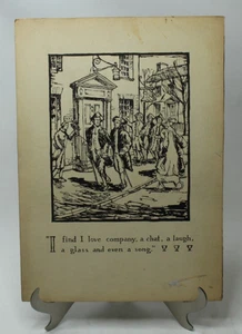 VINTAGE U. of P. University of Pennsylvania art print CAMPUS signed and #142 - Picture 1 of 11