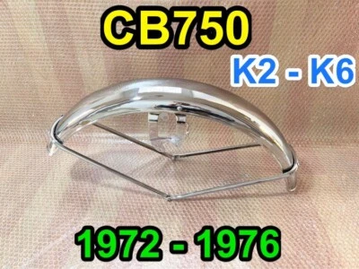 1972-1976 Honda CB750 K2 K6 Front Fender Fits CB450 K5 K6 K7 Mudguard Chrome New — 第 1/4 张图片